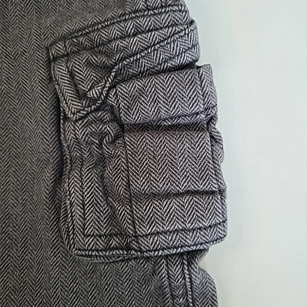 OSHKOSH‎ B'gosh Infant Gray Cargo Style Pants Sz 9M Baby